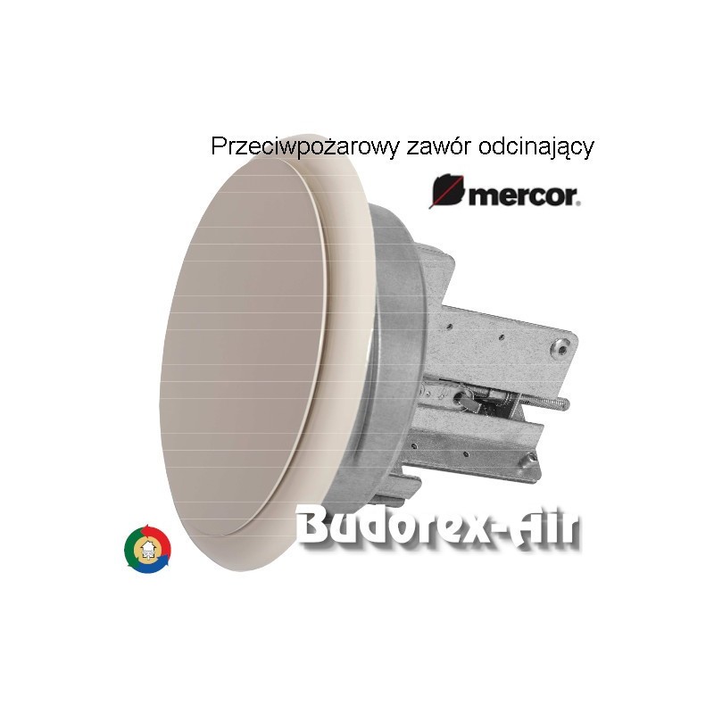 Przeciwpożarowy zawór odcinający Mercor ZIPP