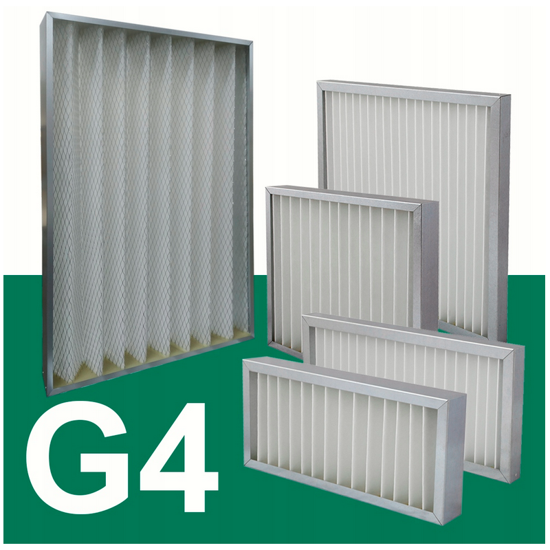 Filtr kasetowy metalowy 293 x 879 x 90 G4 Orwat