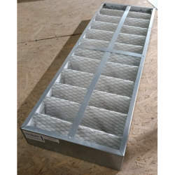 Filtr kasetowy metalowy 293 x 879 x 90 G4 Orwat