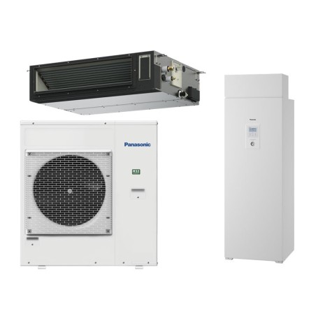 Pompa ciepła Panasonic Aquarea EcoFleX (WH-ADF0309J3E5CM, CU-2WZ71YBE5, S-71WF3E)