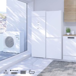 Pompa ciepła Panasonic Aquarea EcoFleX (WH-ADF0309J3E5CM, CU-2WZ71YBE5, S-71WF3E)