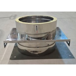 Płyta fundamentowa Ø 250mm dla wsporników pośrednich JEREMIAS DW-ECO/ETN komin stalowy