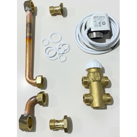 3V2VSL zestaw zaworu obejściowego 3-drogowego z mikrostykiem, 2 rury (dla AIR-VSL 09-27)