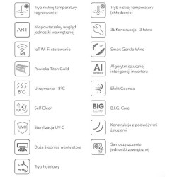 Klimatyzator ścienny TCL BreezeIN 2.0 TAC-12CHSD/UG11V3AHB Heat Pump Inverter R32 WI-FI (3,58 kW)