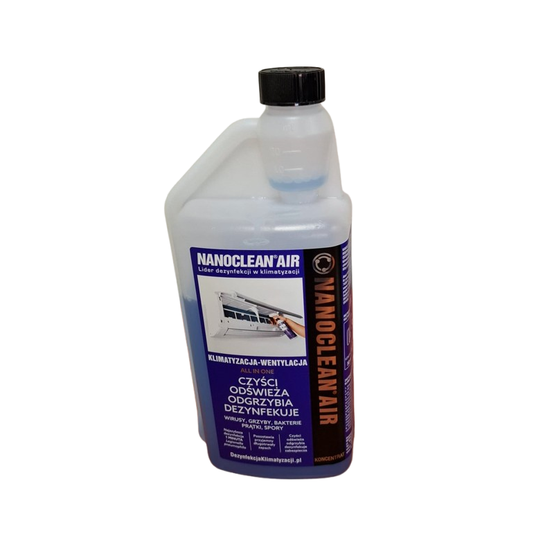 Płyn biobójczy-koncentrat 1L NANOCLEAN-AIR MC