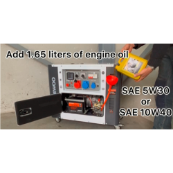 Agregat prądotwórczy DAEWOO Diesel 8.1kVA DDAE10500DSE-3G